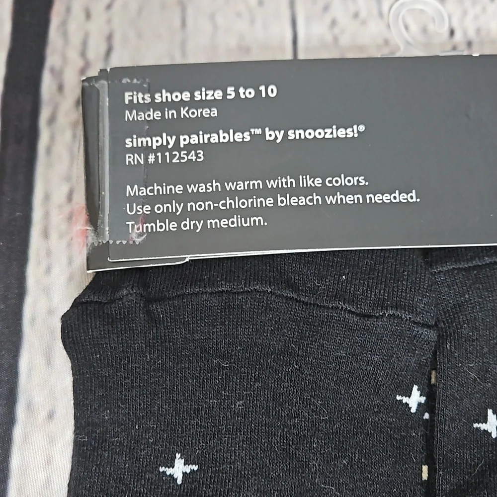 Snoozies Simply Pairables Owl Night Women's Crew Socks NWT Size 5-10